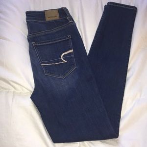 American Eagle Super Stretch High Waisted Jeans